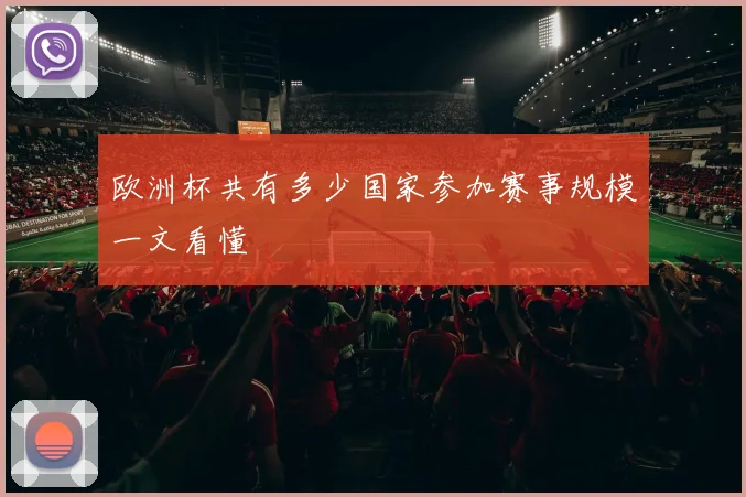 欧洲杯共有多少国家参加赛事规模一文看懂