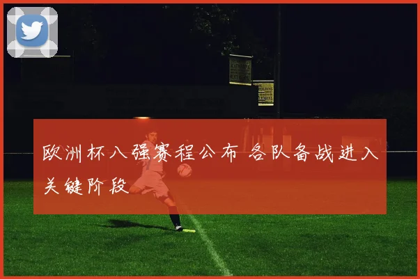 欧洲杯八强赛程公布 各队备战进入关键阶段